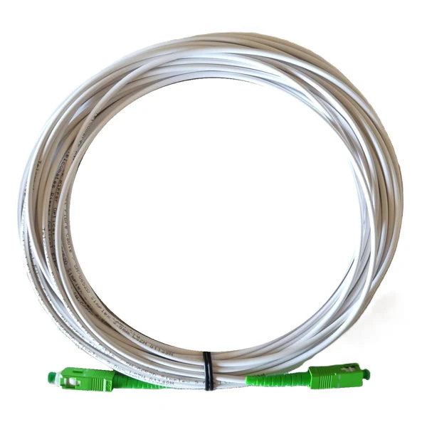 NBN LEADS BULK BUY WHITE 3MM SCA/SCA 15M x 3, 20M x 8
