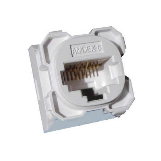 Cat-6 RJ45 Data Jack suit Clipsal (White) – Optilink Solutions